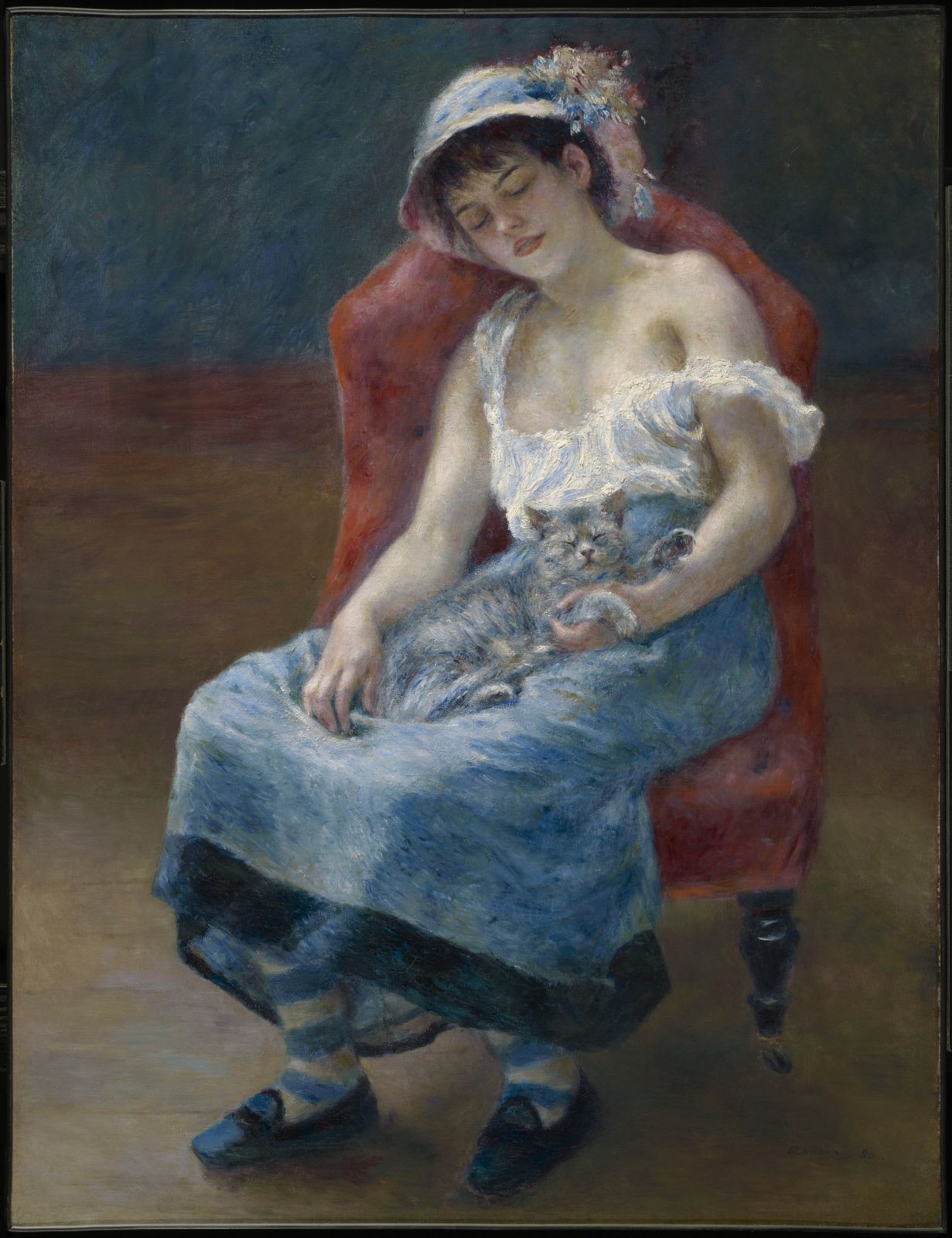 Pierre-Auguste Renoir - Sleeping Girl 